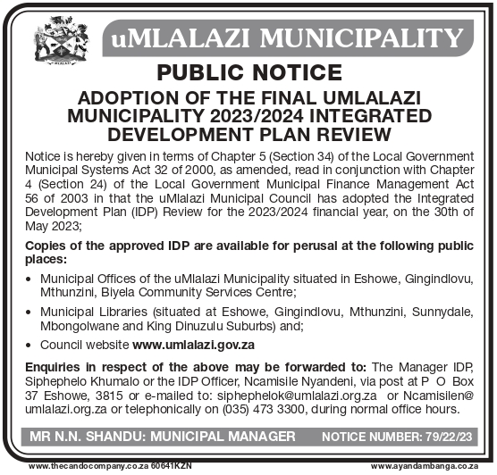 ADOPTION OF THE FINAL 2023 2024 IDP page 0001