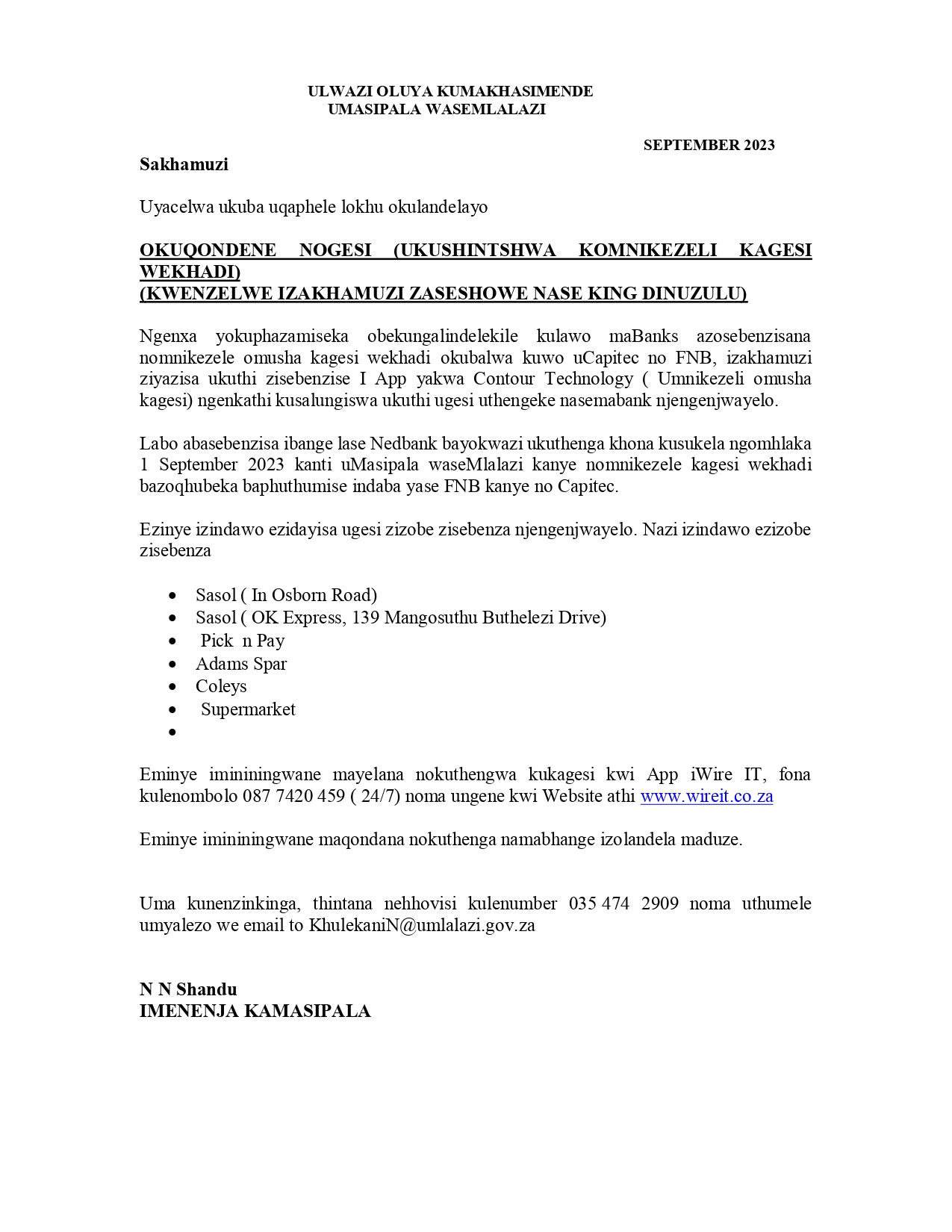 Newsletter to Residents September 2023 2 page 0002
